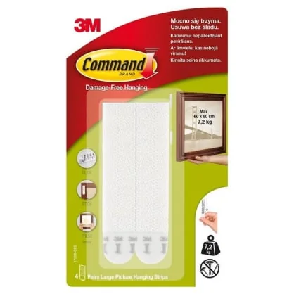 3M Picture Hanging Strips Command L