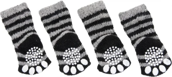 Aksesuaras FLAMINGO Socks Set L Black/ Grey 4pcs