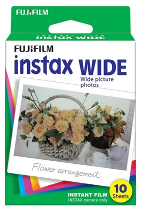 Aksesuaras Fujifilm INSTAX Colorfilm platus blizgus (10 nuotraukų)
