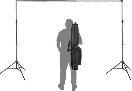 Aksesuaras GlareOne Background Support Kit With Telescopic Crossbar And Bag
