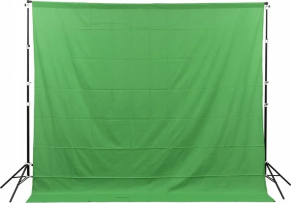 Aksesuaras GlareOne Green Screen Fabric backdrop 3×3 m