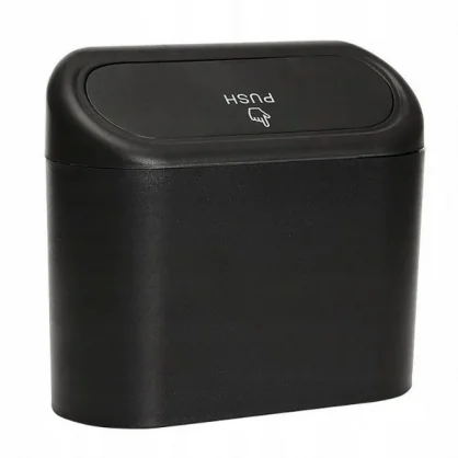 Aksesuaras Guirca Trash can black 15x14cm