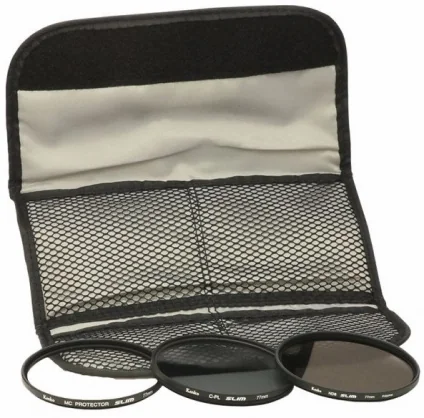Aksesuaras KENKO Smart Filter 3-Kit Protect/ CPL/ ND8 58mm