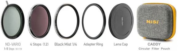 Aksesuaras NiSi SWIFT 82 mm VND Mist rinkinys 1-9 žingsniai