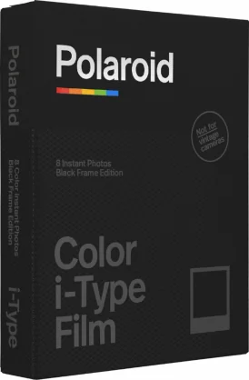 Aksesuaras Polaroid Spalvota i-Type juosta Black Frame Edition (8 momentinės nuotraukos)