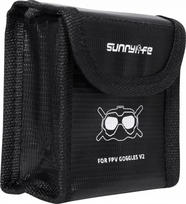 Aksesuaras Sunnylife Transportavimo dėklas 2x baterijoms, skirtas DJI akiniai V2 DC262-2