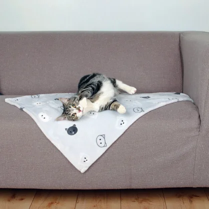 Aksesuaras TRIXIE Trixie Mimi blanket, 70x50 cm, grey