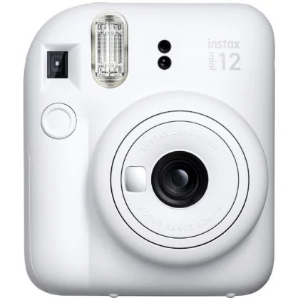 Analoginė kamera Fujifilm Instax Mini 12 balta (Clay White)