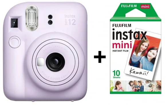 Analoginė kamera Fujifilm Instax Mini 12 Lilac Purple + 10 films