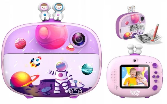 Analoginė kamera KiddoBoo P83 Pink