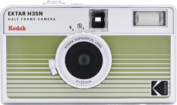 Analoginė kamera Kodak Ektar H35N Striped Green