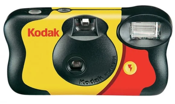 Analoginė kamera Kodak Fun Saver Otuc 27E vienkartinis fotoaparatas