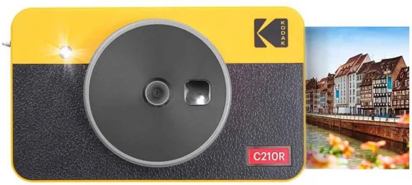 Analoginė kamera Kodak Mini Shot Combo 2 Retro geltonas