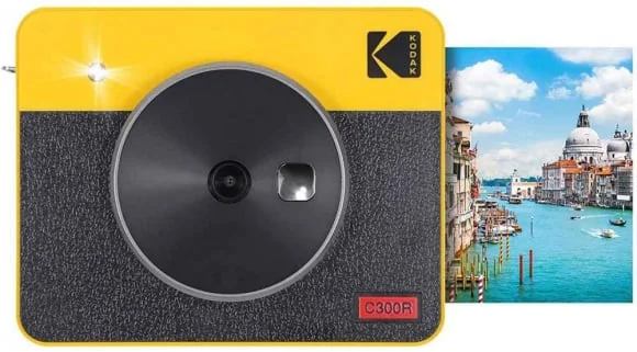 Analoginė kamera Kodak Mini Shot Combo 3 Retro geltonas