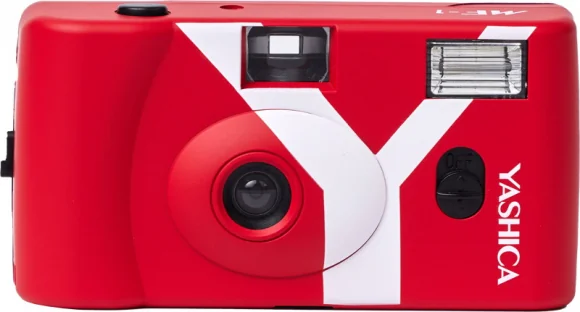 Analoginė kamera Yashica MF-1 Snapshot Art Camera Red
