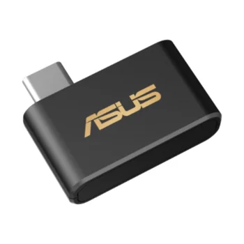 Asus USB-BE93 Mini Tri-band BE6500 WiFi 7 Mini USB Adapter, 6GHz band, support 4096-QAM, Plug and play, Type-C USB 3.0, Compatible with Windows® 10 & 11