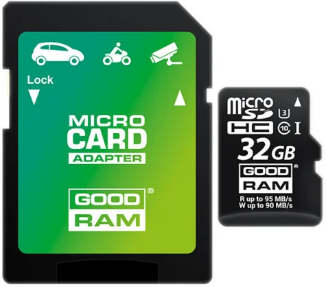 Atminties kortelė Goodram M1AA/ 32GB Micro SDHC Сlass 10