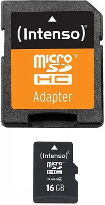 Atminties kortelė Intenso Micro SDHC 16GB 4 klasė