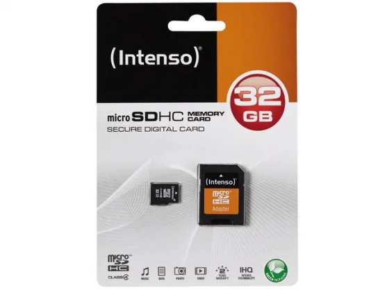 Atminties kortelė Intenso Micro SDHC 32GB Class 4