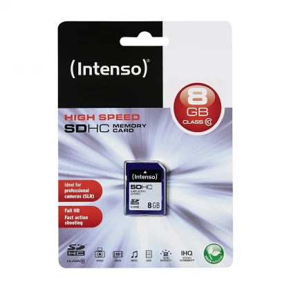 Atminties kortelė Intenso SDHC 8GB Class 10
