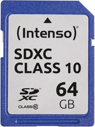 Atminties kortelė Intenso SDXC 64GB 10 klasė
