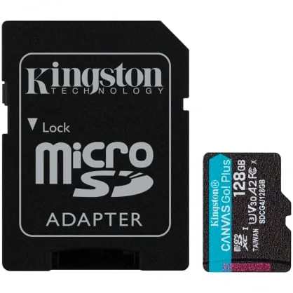 Atminties kortelė Kingston Canvas Go! Plus microSDXC 128 GB Class 10 SDCG4/ 128GB