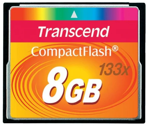 Atminties kortelė Transcend Compact Flash 8GB High Speed 133x