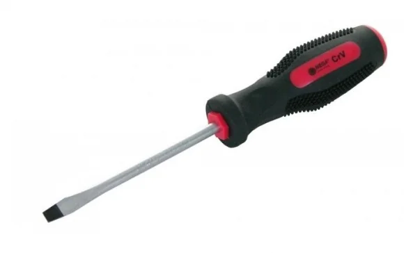 Atsuktuvai MEGA Screwdriver rubber handle SL 3x75mm