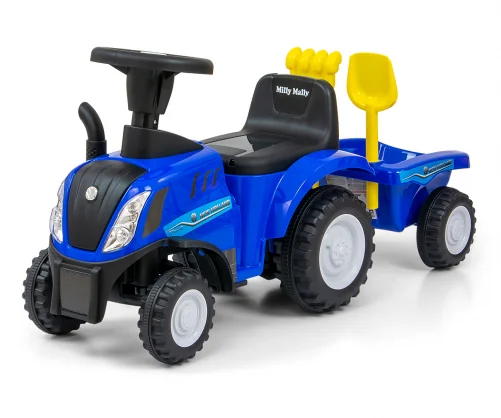 Automobilis Milly Mally Vaikiška transporto priemonė „New Holland T7 Tractor“ mėlyna