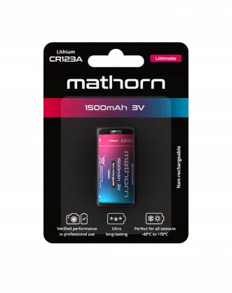Baterija Akyga Ultimate MB-CR123A 1500mAh Lithium