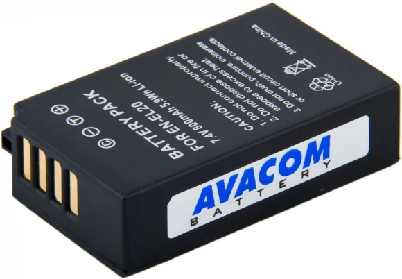 Baterija Avacom Nikon EN-EL20 Li-Ion 7.4V 800mA