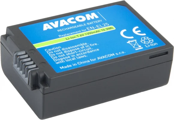 Baterija Avacom Nikon EN-EL25 Li-Ion 7.6V 1350mAh 10.3Wh