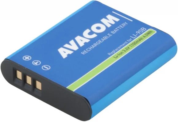 Baterija Avacom Olympus LI-90B, LI-92B Li-Ion 3.6V 1100mAh