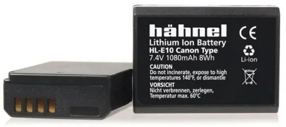 Baterija Hähnel Pakaitinė baterija Canon HL-E10