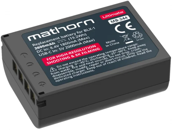 Baterija Mathorn Replacement battery MB-244 BLX-1