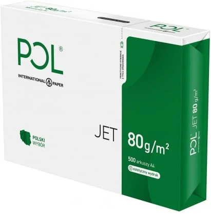 Biuro popierius Igepa International PolJet A4 80g matinis 500 lapų