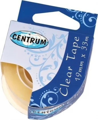 CENTRUM Centrum TAŚMA KLEJĄCA 19X33 CENTRUM PRZEZROCZYSTA 80153