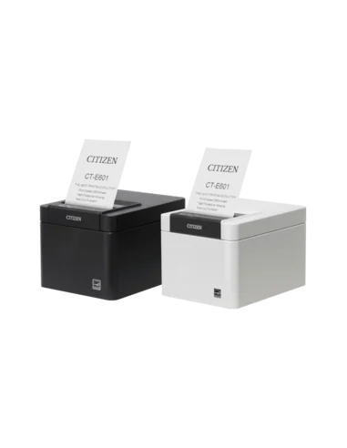 Citizen CT-E601, 8 dots/mm (203 dpi), cutter, USB, black