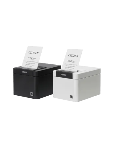 CT-E301, USB, 8 dots/mm (203 dpi), cutter, black