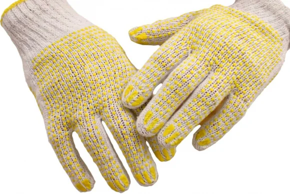 Darbo pirštinės BESK Work gloves 9029053 PVH double-sided size 8 (12 pcs)