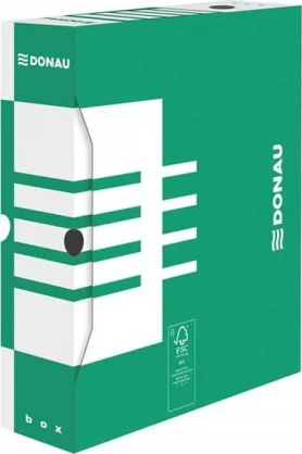 Donau Donau PUDŁO ARCHIWIZACYJNE 80mm 80x340x297mm ZIELONE