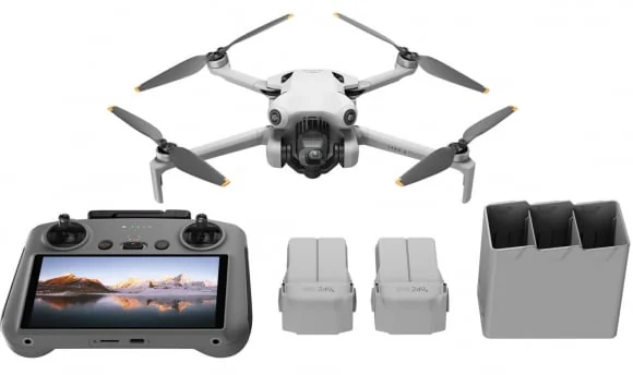 Dronas DJI Mini 4 Pro Fly More Combo (DJI RC 2)