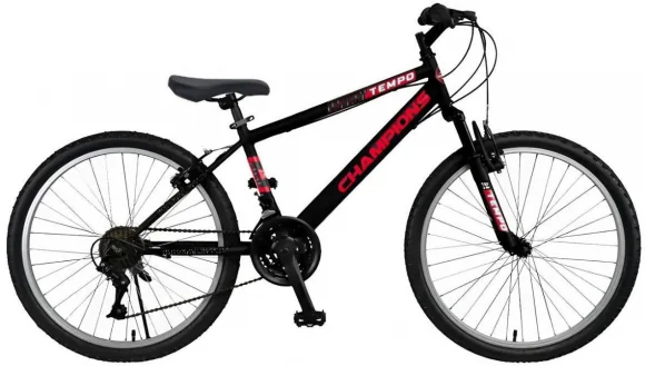 Dviratis Champions Tempo 24®® 13®® Black/ Red