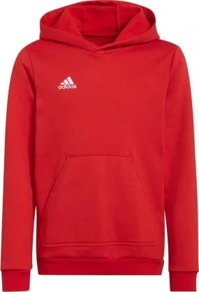 Džemperiai Adidas Adidas Bluza adidas ENTRADA 22 Hoody Y H57566 H57566 czerwony 116 cm