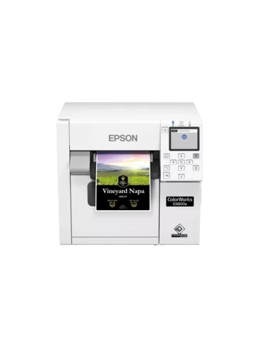 Epson ColorWorks D3800e, USB, Ethernet, white