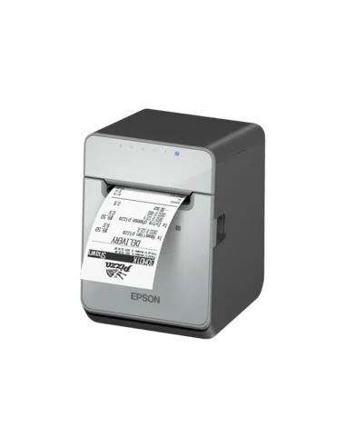 Epson TM-L100, 8 dots/mm (203 dpi), cutter, linerless, USB, Lightning, Ethernet, black