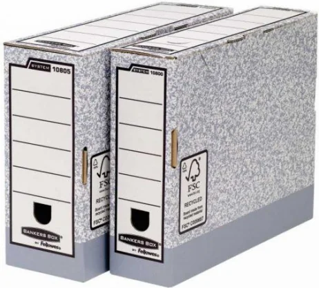 Fellowes Fellowes Bankers Box System with FSC - pudełko na akta 80 mm FastFold,