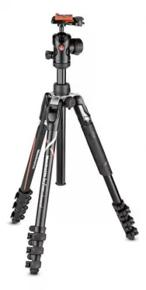 Fotoaparato stovas MANFROTTO BeFree Advance Carbon Twist rinkinys, juodas