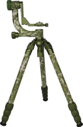 Fotoaparato stovas Sirui Carbon Tripod + Gimbal Head kit CT-3204 +CH20 Camoflage