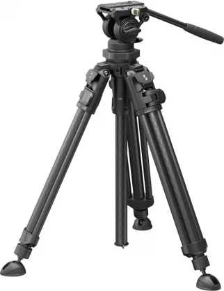 Fotoaparato stovas SmallRig 4420 Lightweight Video Carbon Fiber Tripod Kit AD-50 Pro